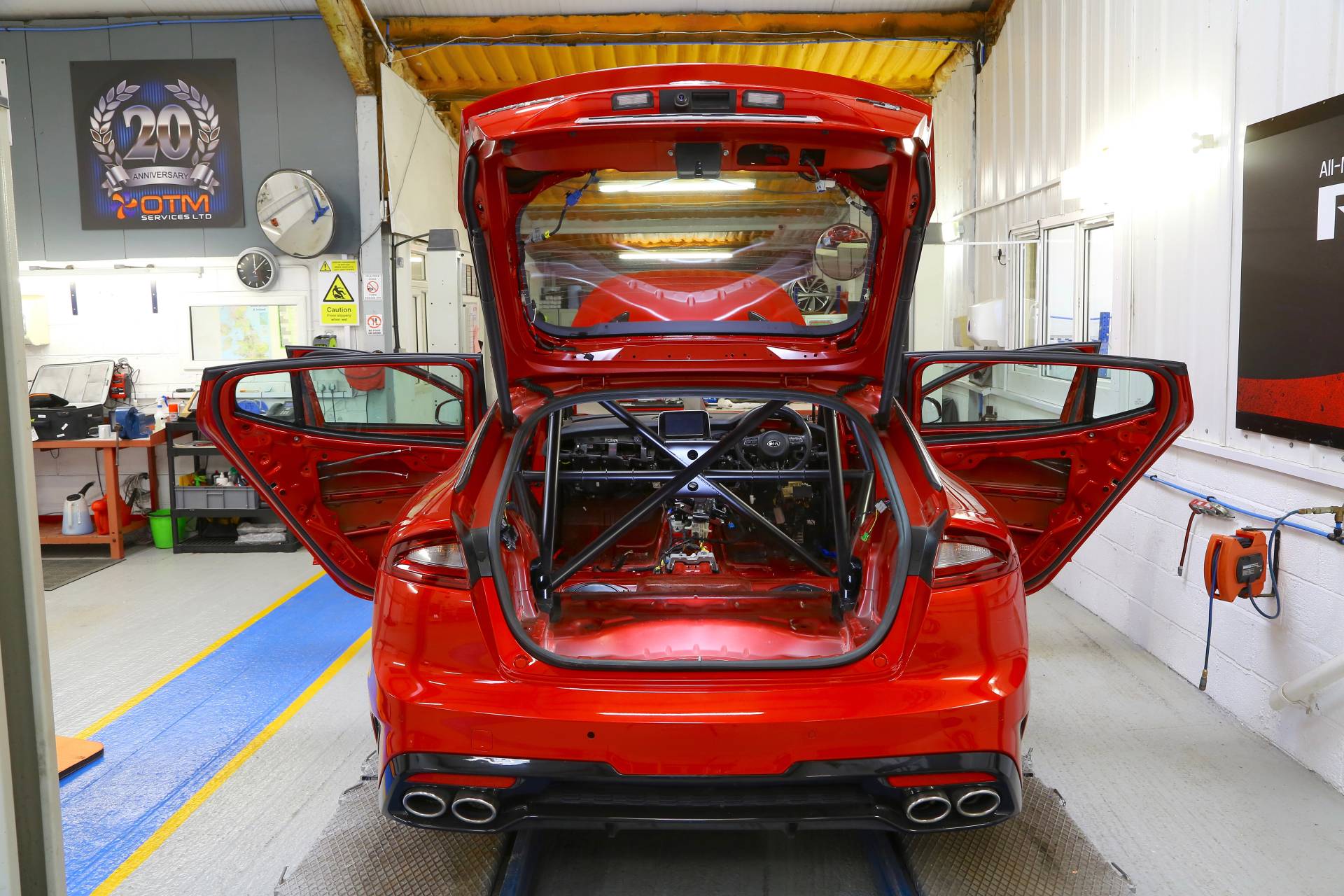 Kia Creates A 422 HP Stinger GT420 “Track Day Monster” After Saving It From The Crusher