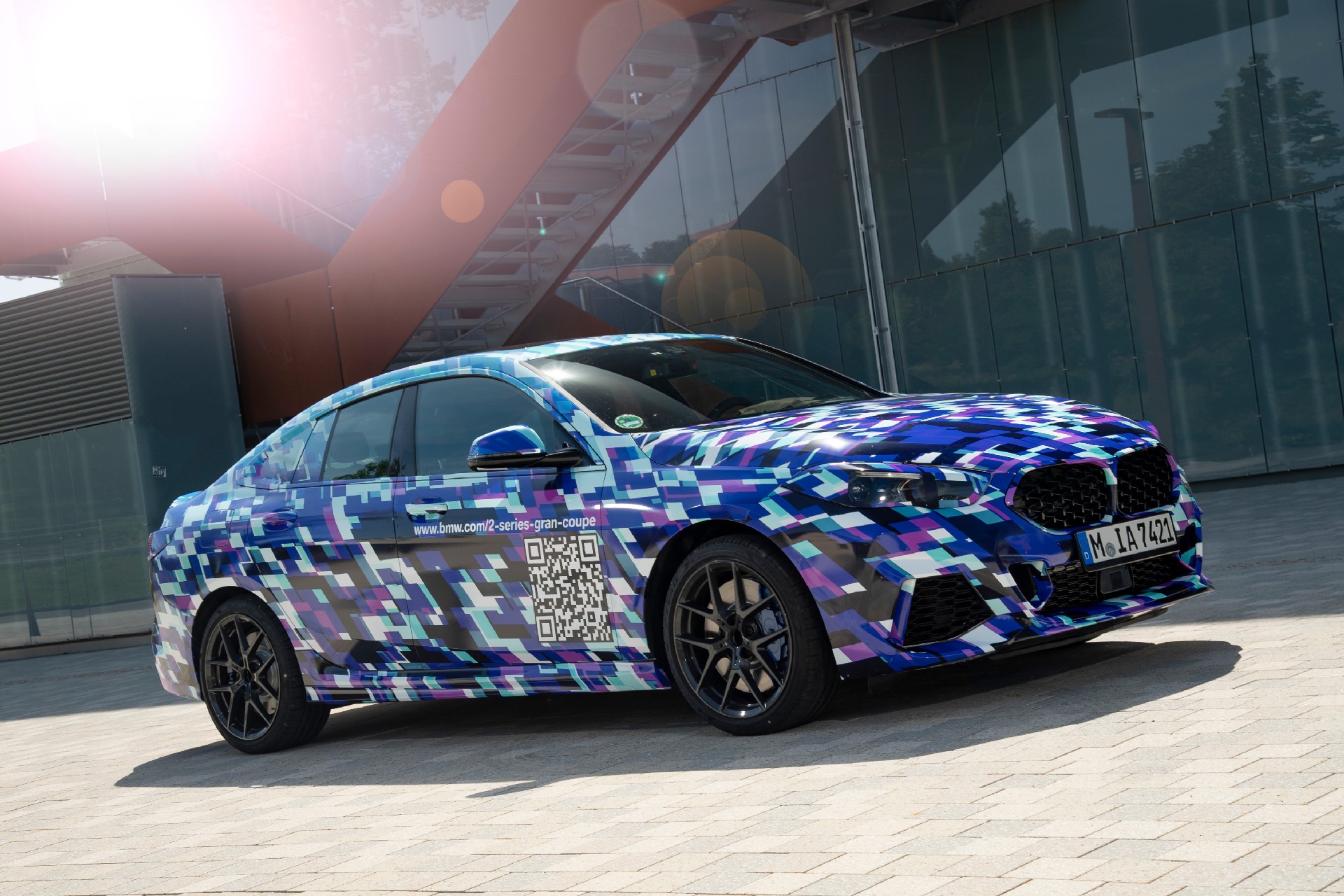 BMW Shows New 2-Series Gran Coupe With Colorful Camo