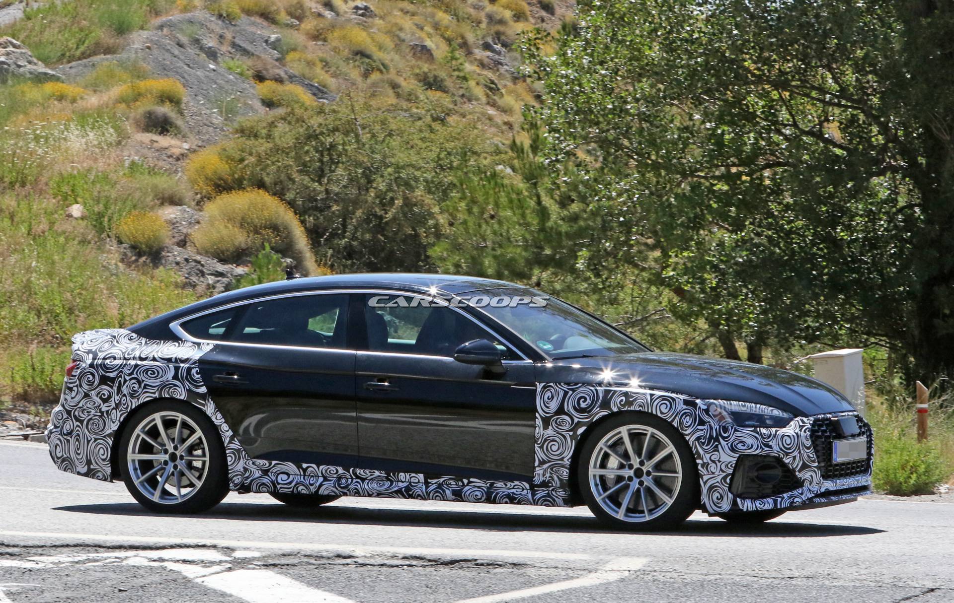 Audi Sport Wastes No Time As Facelifted RS5 Sportback Begins Testing