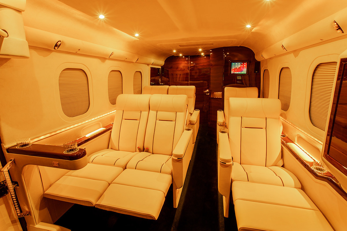 Lexani’s $1 Million G-77 Sky Master Ford F-550 Looks Like A Luxury Jet Inside