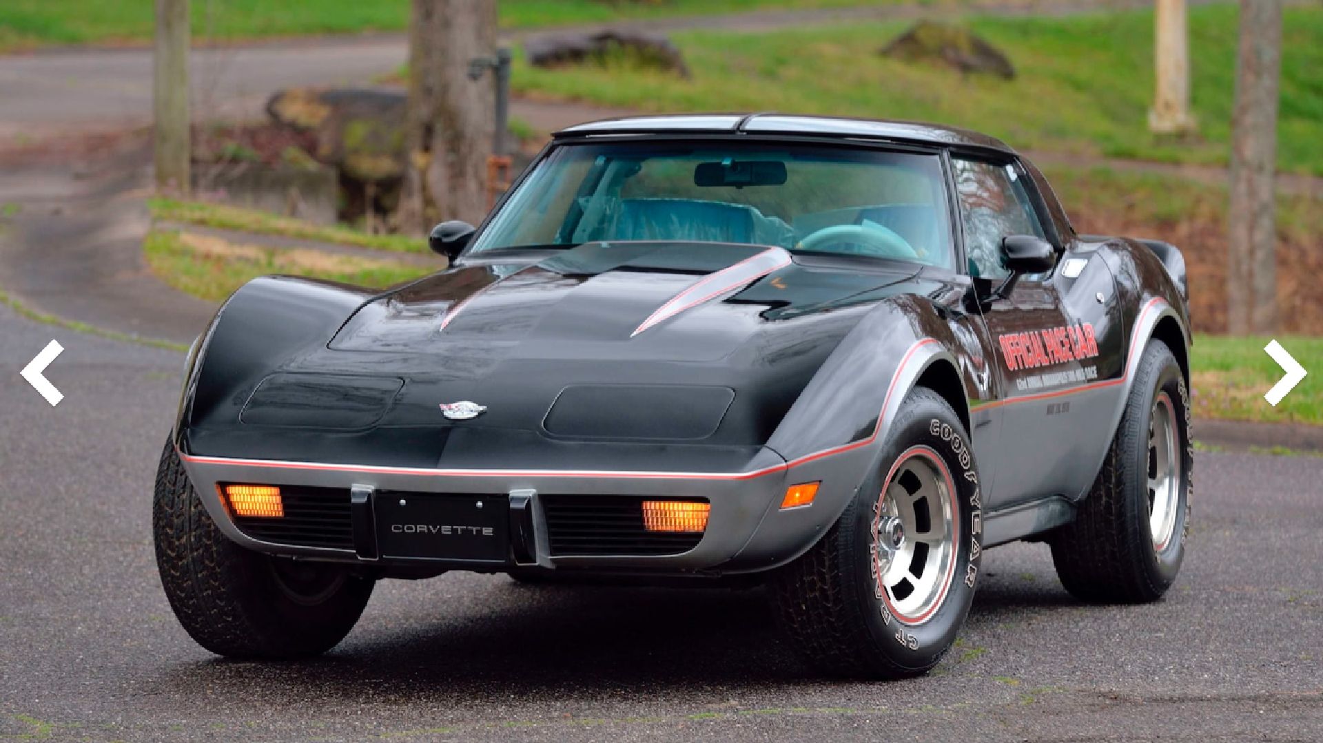 You Can Buy An Indy 500 Corvette Stingray Pace Car Replica From 1978