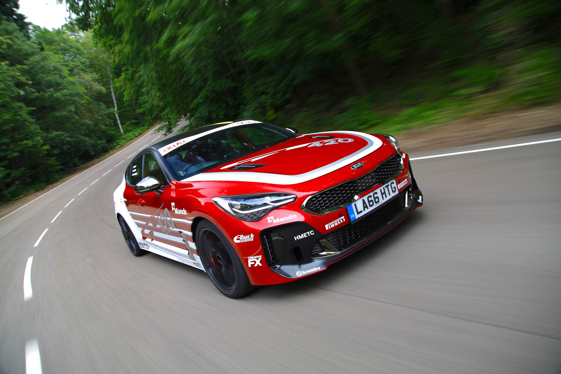 Kia Creates A 422 HP Stinger GT420 “Track Day Monster” After Saving It From The Crusher