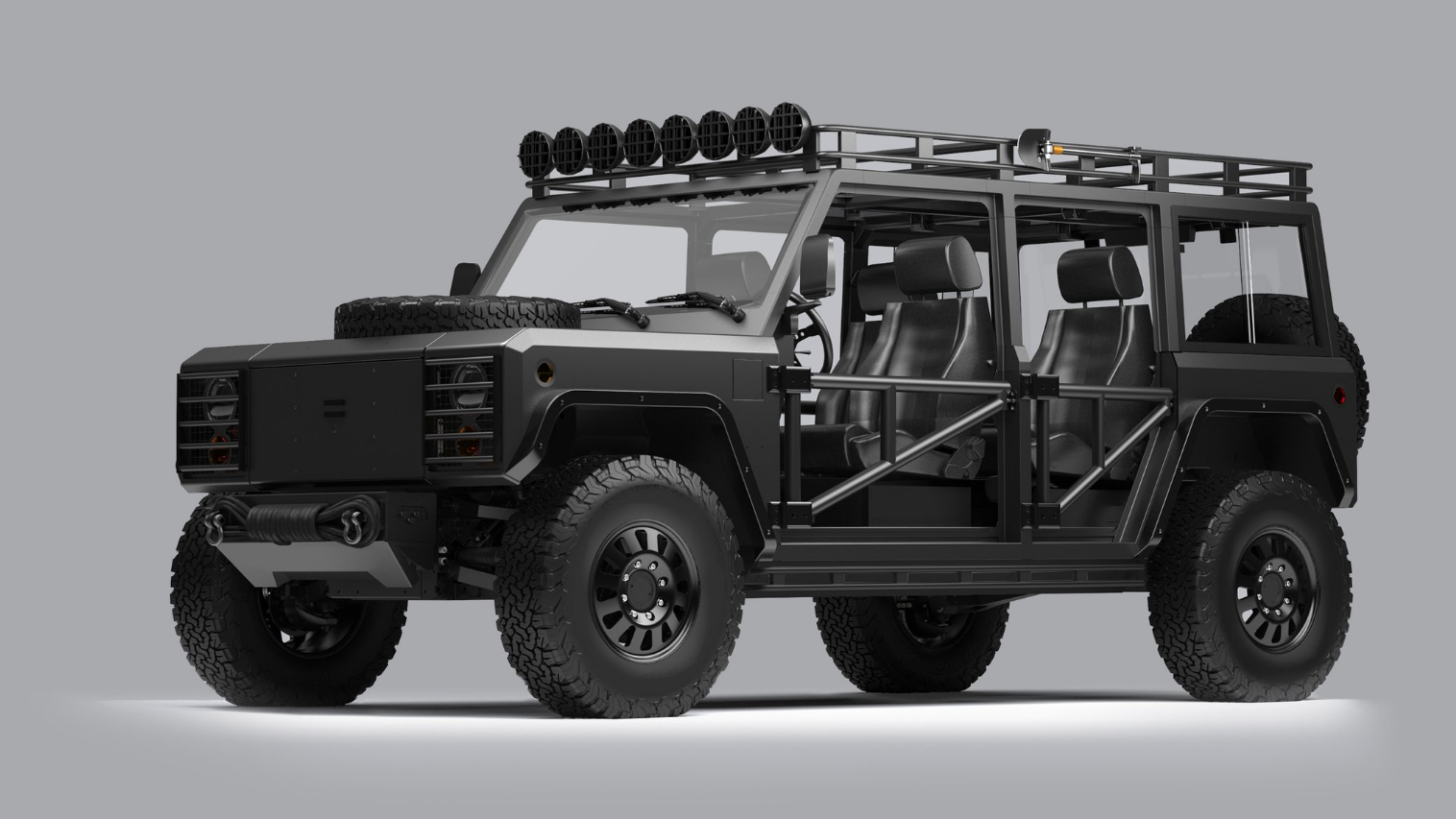 Bollinger Could Sell Its Electric Truck With These Wrangler-Esque Mods