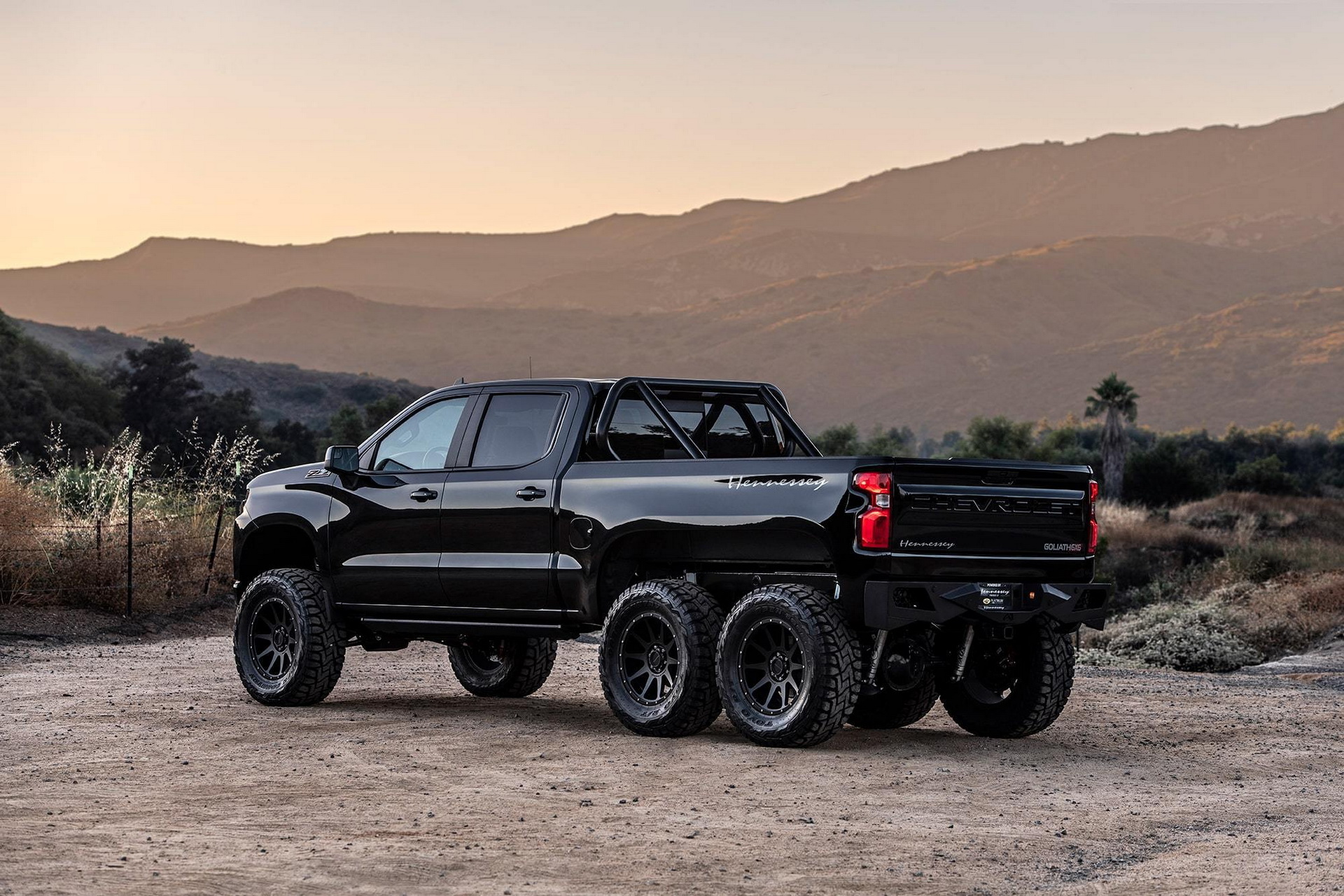 Hennessey Gives Chevy Silverado Extra Pair Of Wheels, Calls It The Goliath 6×6