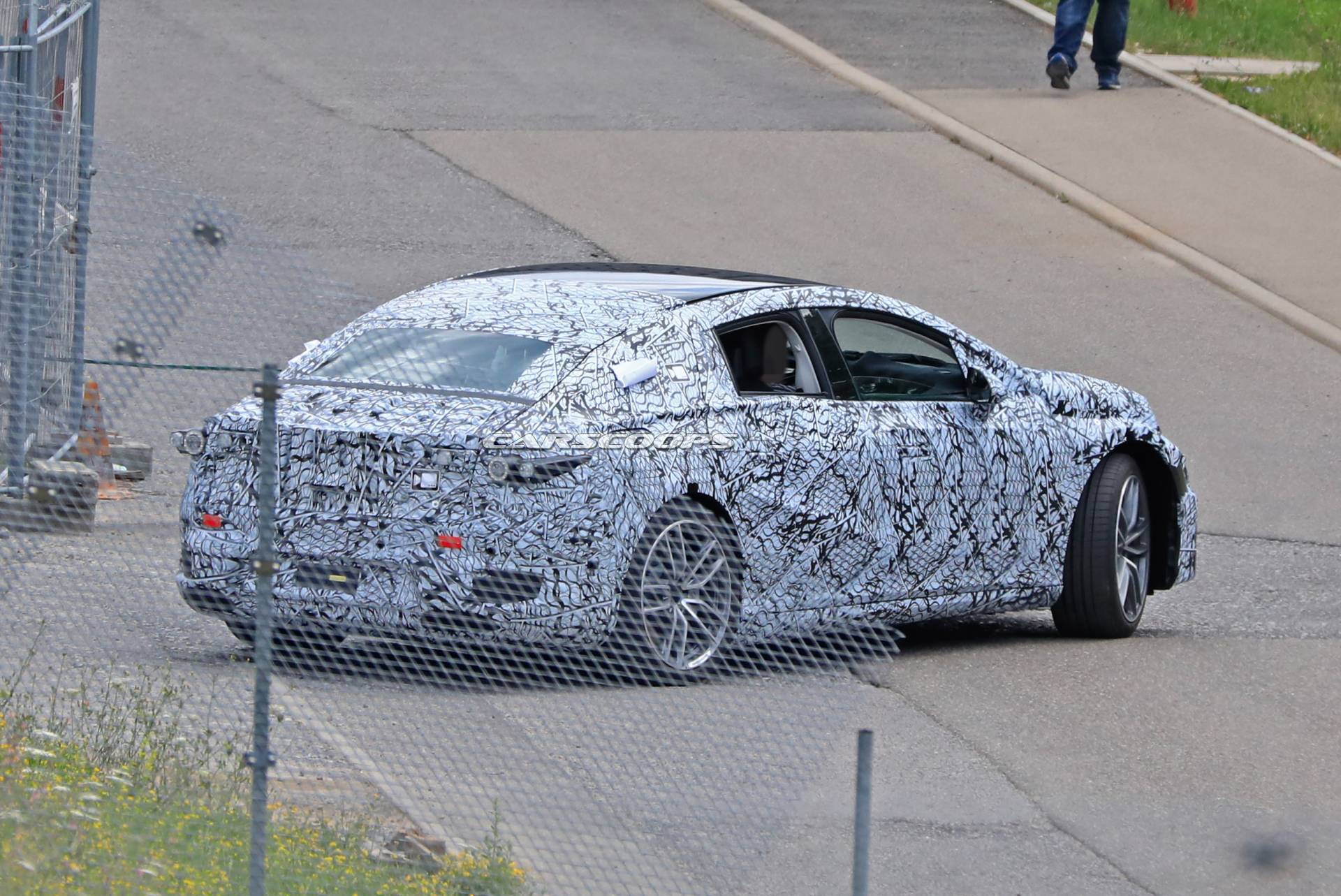 2021 Mercedes EQS Electric Flagship Shows Production Body, Should Porsche Taycan Worry?