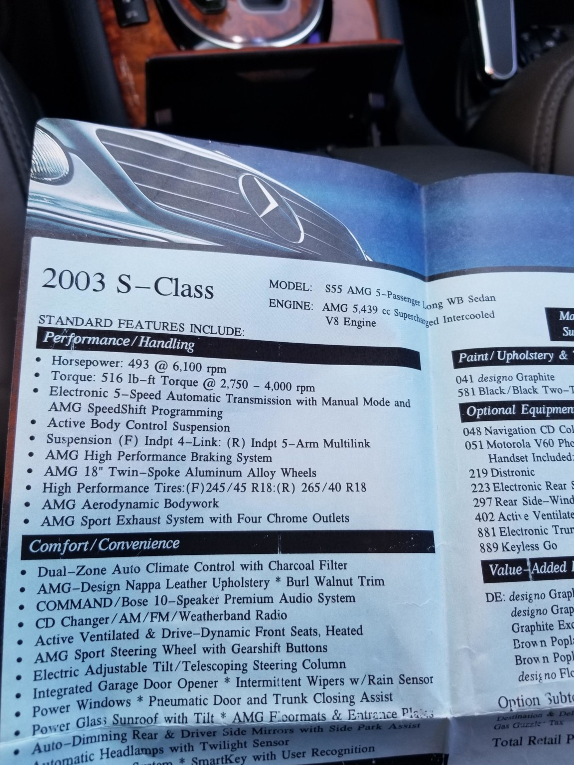 This 2003 Mercedes S55 AMG With Just 6,800 Miles Is As New As It Gets For A W220