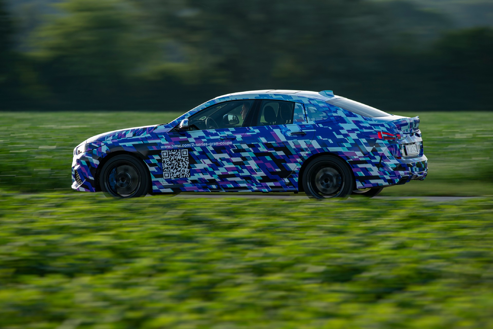 BMW Shows New 2-Series Gran Coupe With Colorful Camo