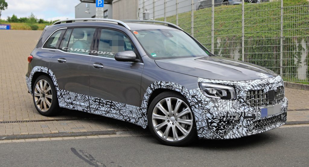2020 Mercedes AMG GLB 45: 415HP Compact SUV Shows More Skin In Latest Spy Shots