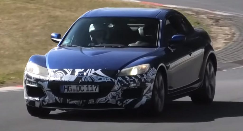  Is Mazda Testing A Rotary Hybrid With These RX-8 Mules Or A New RX-7?