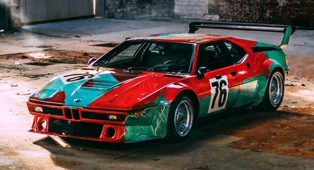  BMW M1 Art Car By Andy Warhol Poses For The Camera For Its 40th Birthday