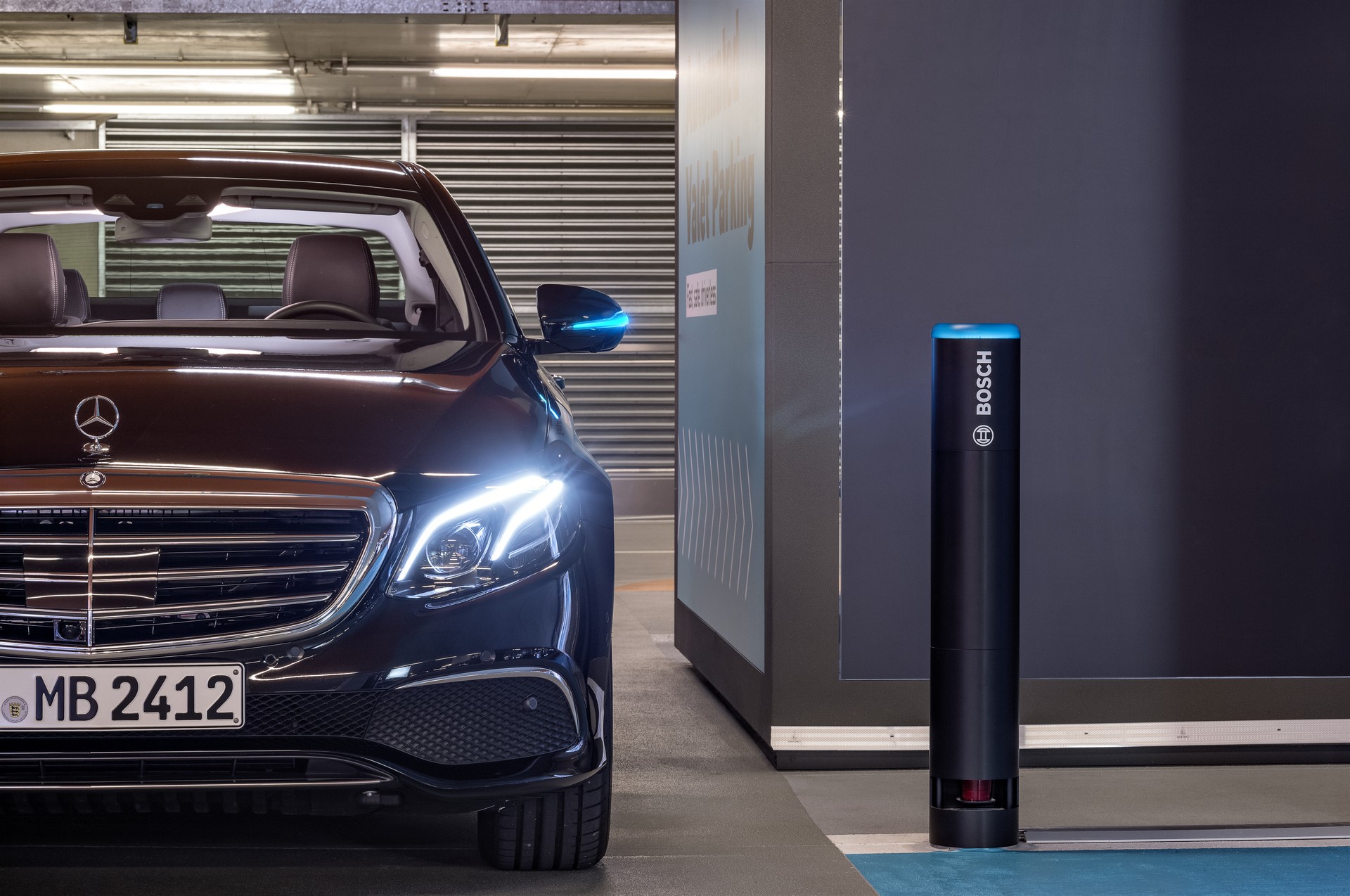 Mercedes’ Automated Valet Parking System Allows Cars To Park Themselves