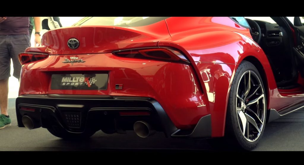  Enjoy The Sounds Of This Aftermarket Exhaust For The New Toyota Supra