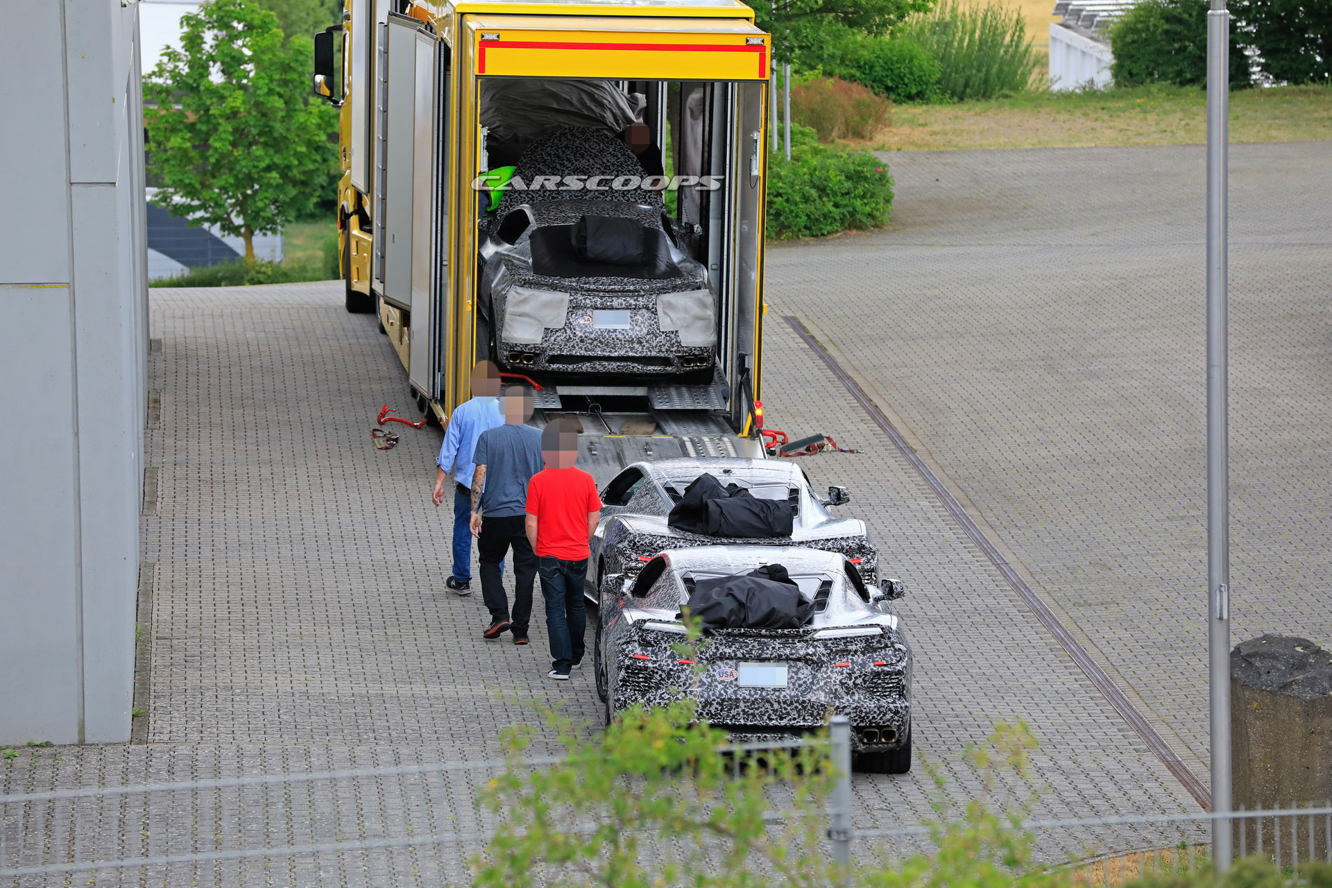 Six 2020 Corvette Prototypes Spotted Departing The Nurburgring