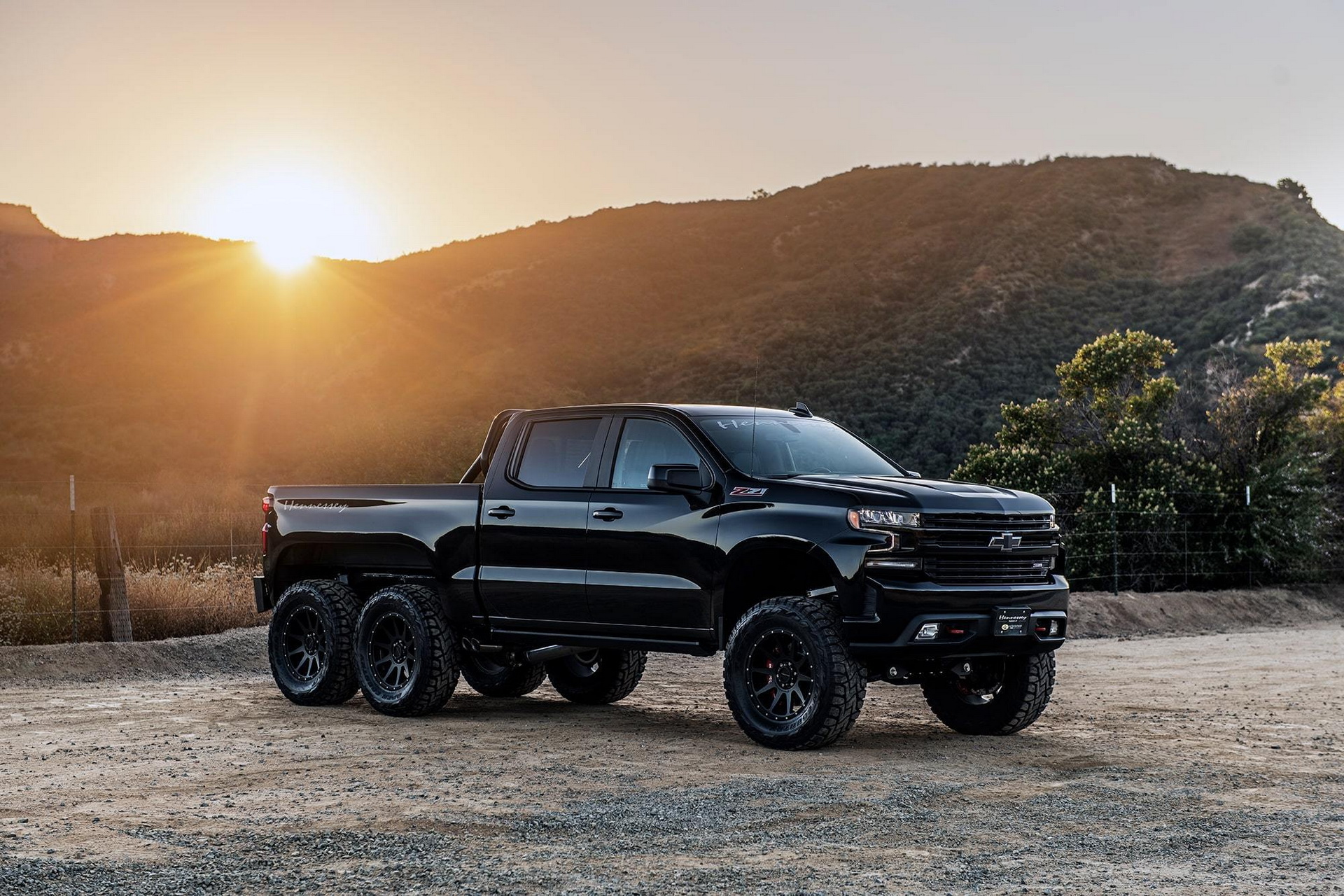 Hennessey Gives Chevy Silverado Extra Pair Of Wheels, Calls It The Goliath 6×6