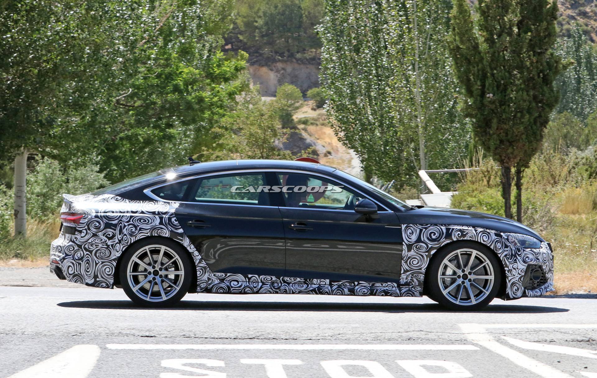 Audi Sport Wastes No Time As Facelifted RS5 Sportback Begins Testing