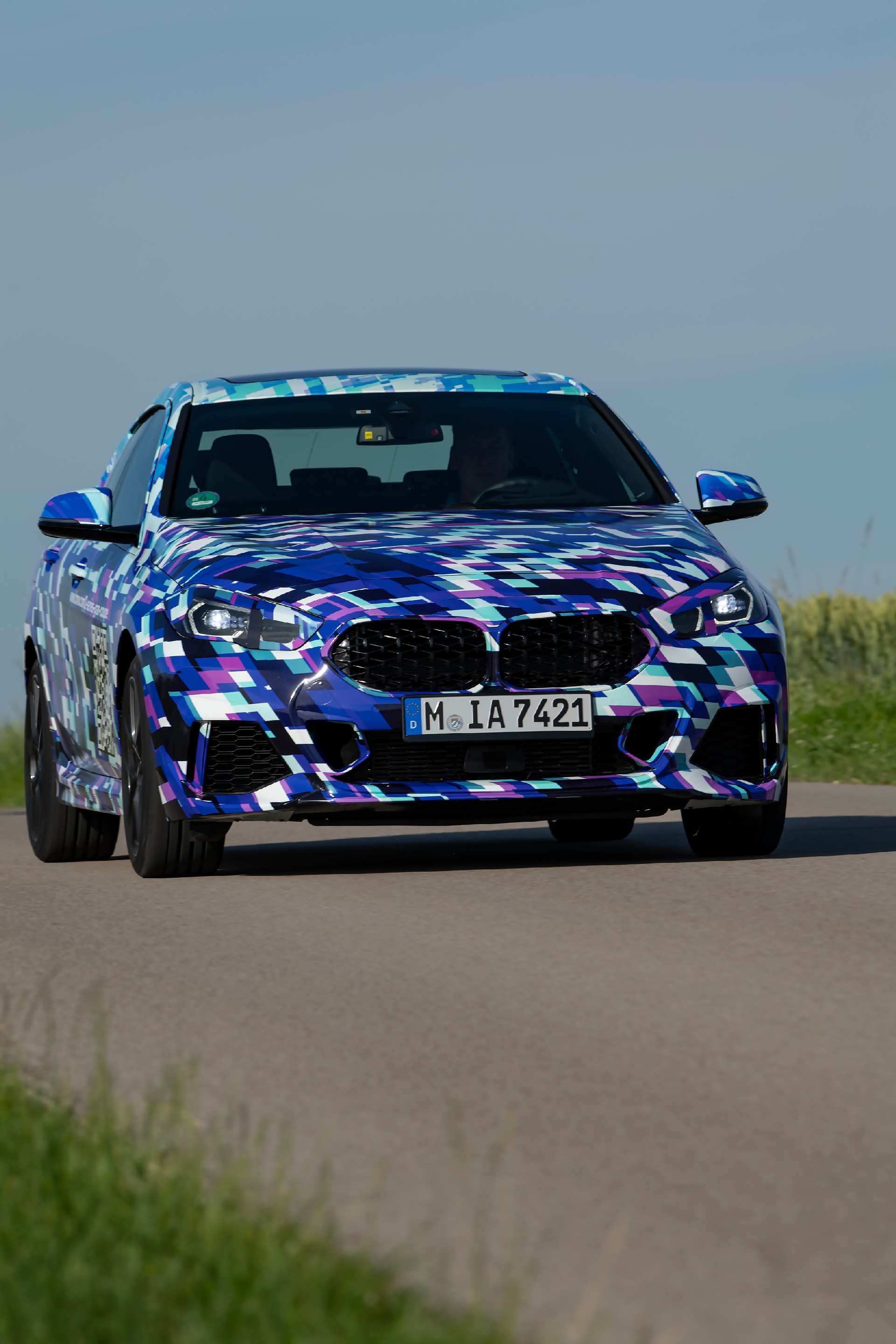 BMW Shows New 2-Series Gran Coupe With Colorful Camo