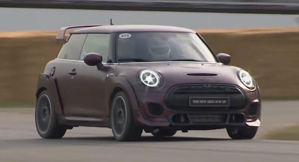 2020 Mini JCW GP Looks Wild, Sounds Tamed During Dynamic Debut