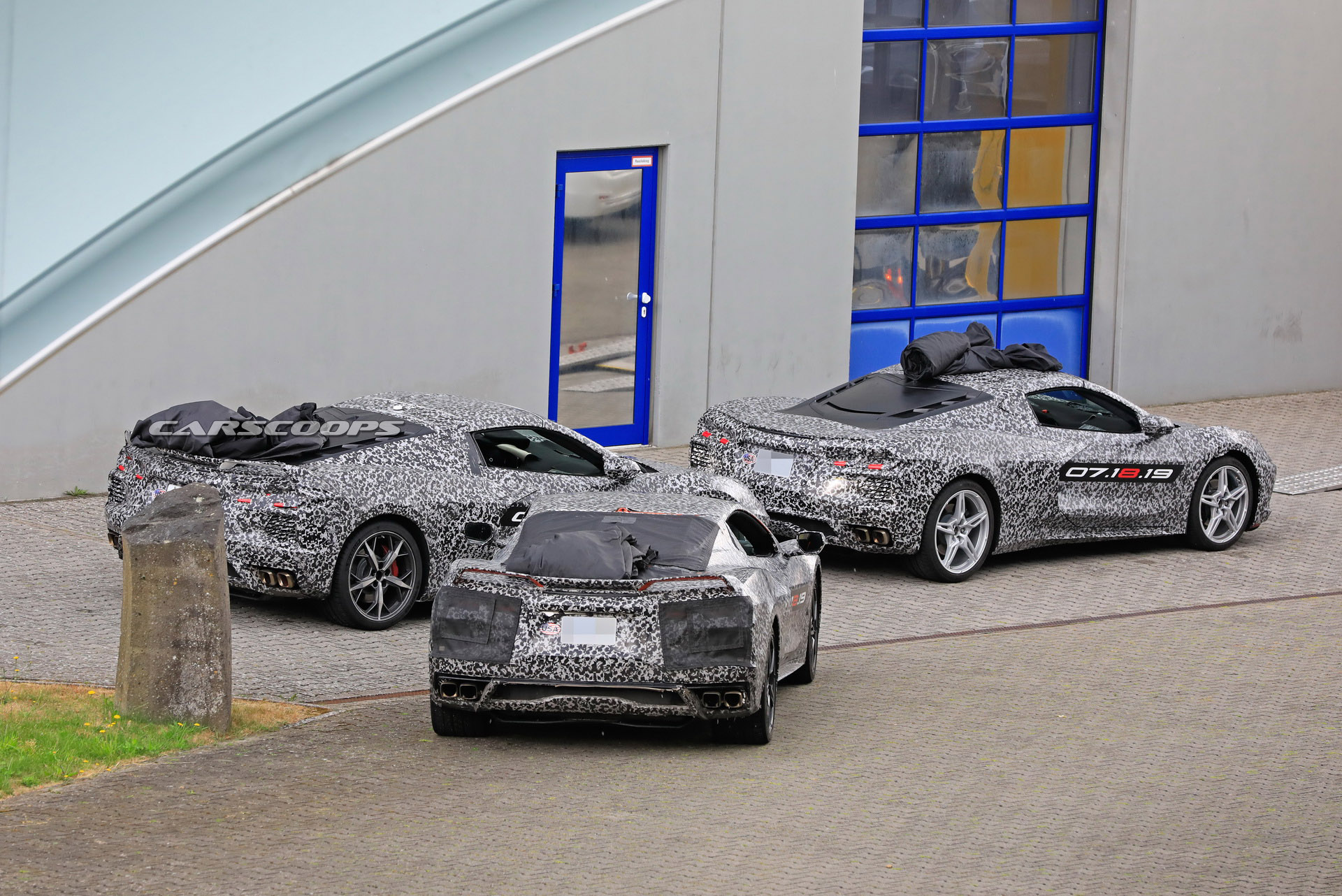 Six 2020 Corvette Prototypes Spotted Departing The Nurburgring