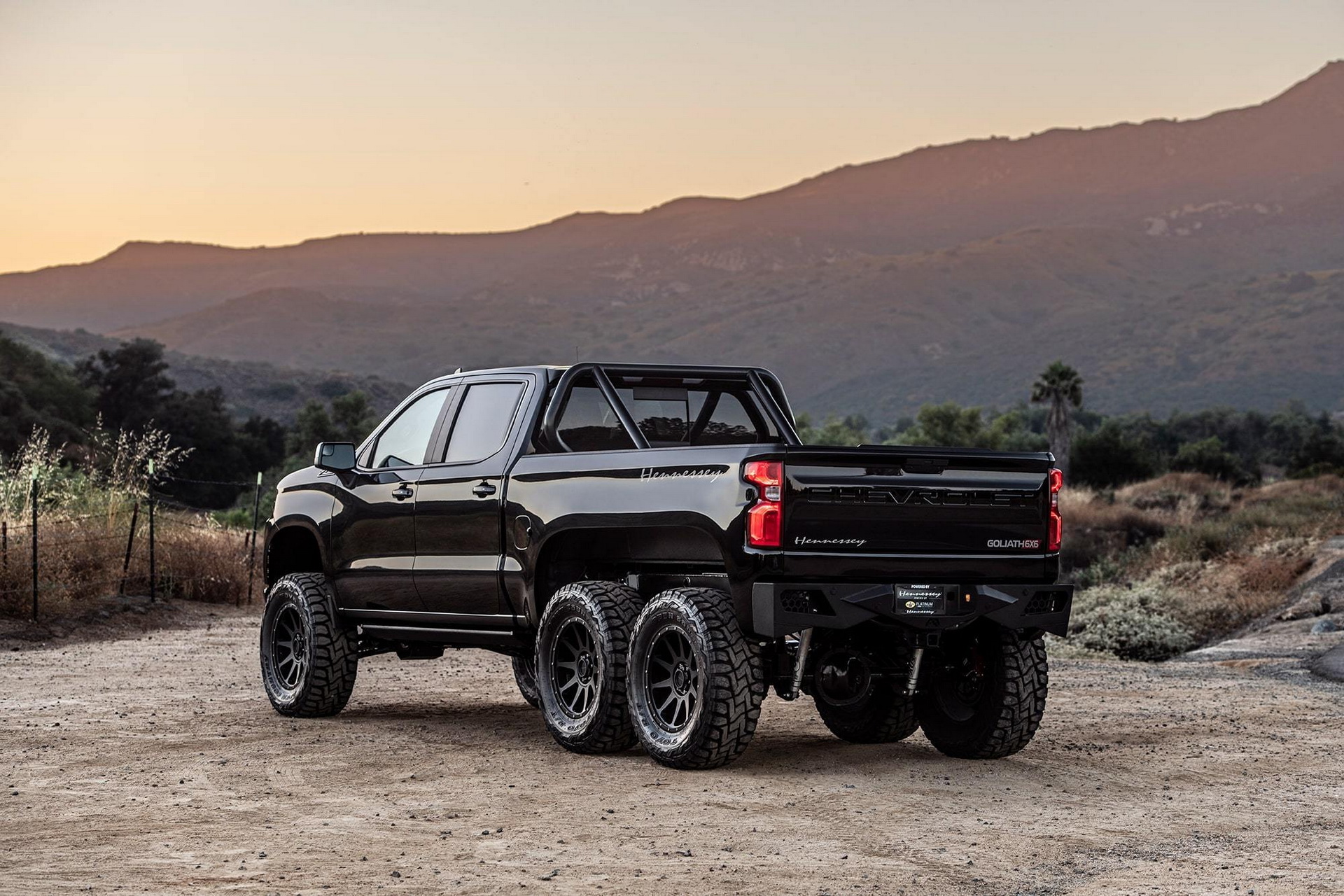 Hennessey Gives Chevy Silverado Extra Pair Of Wheels, Calls It The Goliath 6×6