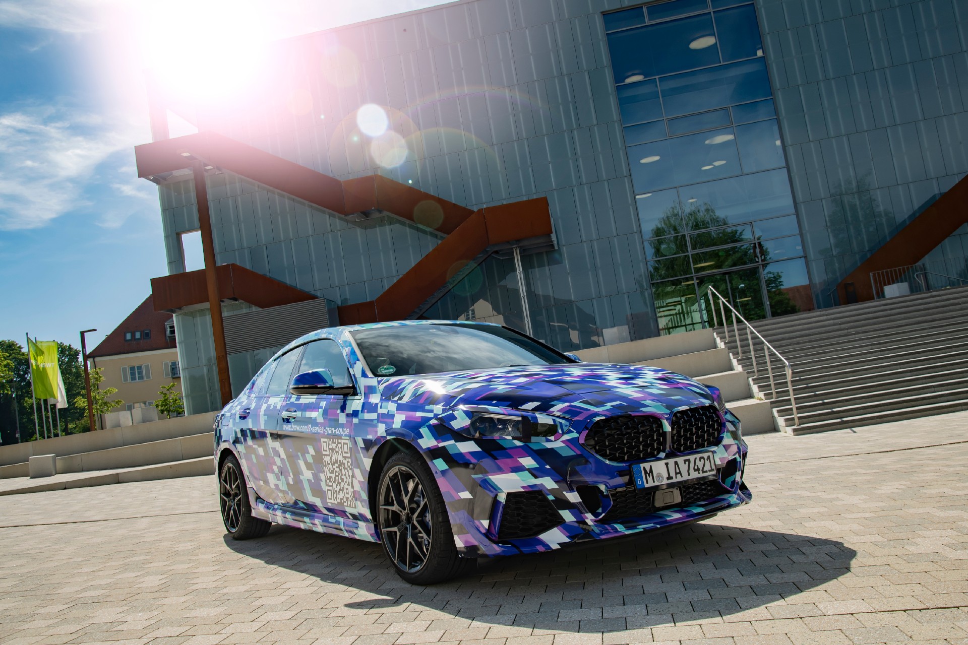 BMW Shows New 2-Series Gran Coupe With Colorful Camo