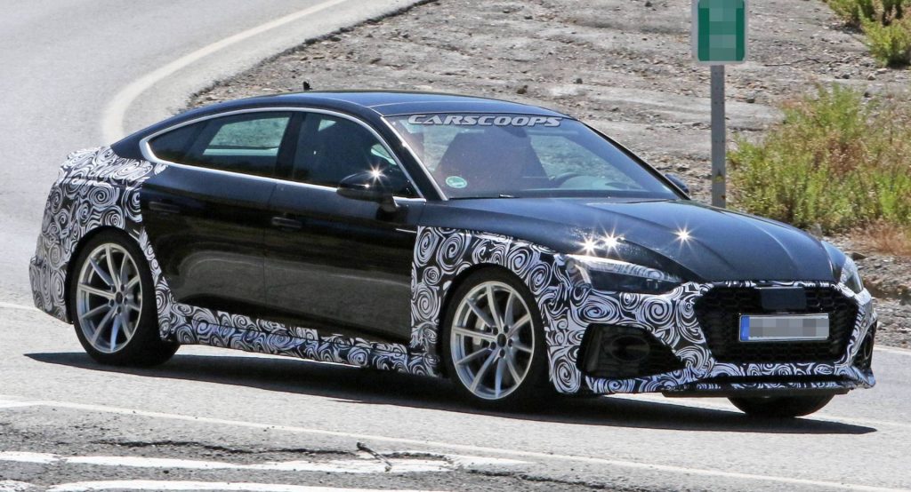 Audi Sport Wastes No Time As Facelifted RS5 Sportback Begins Testing