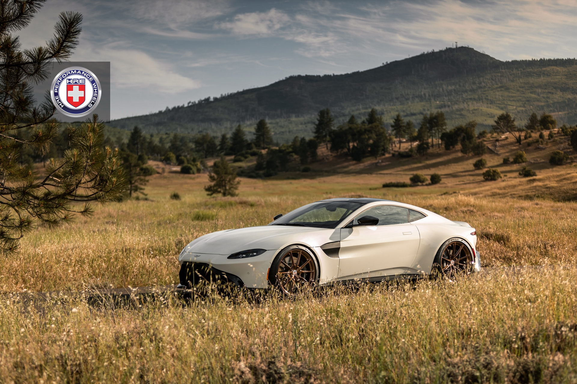 Sun Sets Over Aston Martin Vantage With HRE’s Custom Bronze Rims