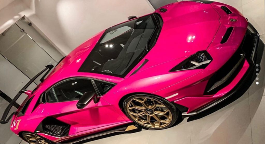 What Do You Think Of This Pink Lamborghini Aventador SVJ? | Carscoops