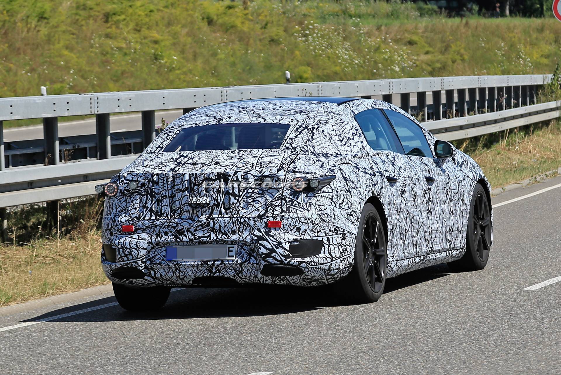 2021 Mercedes EQS Electric Flagship Shows Production Body, Should Porsche Taycan Worry?
