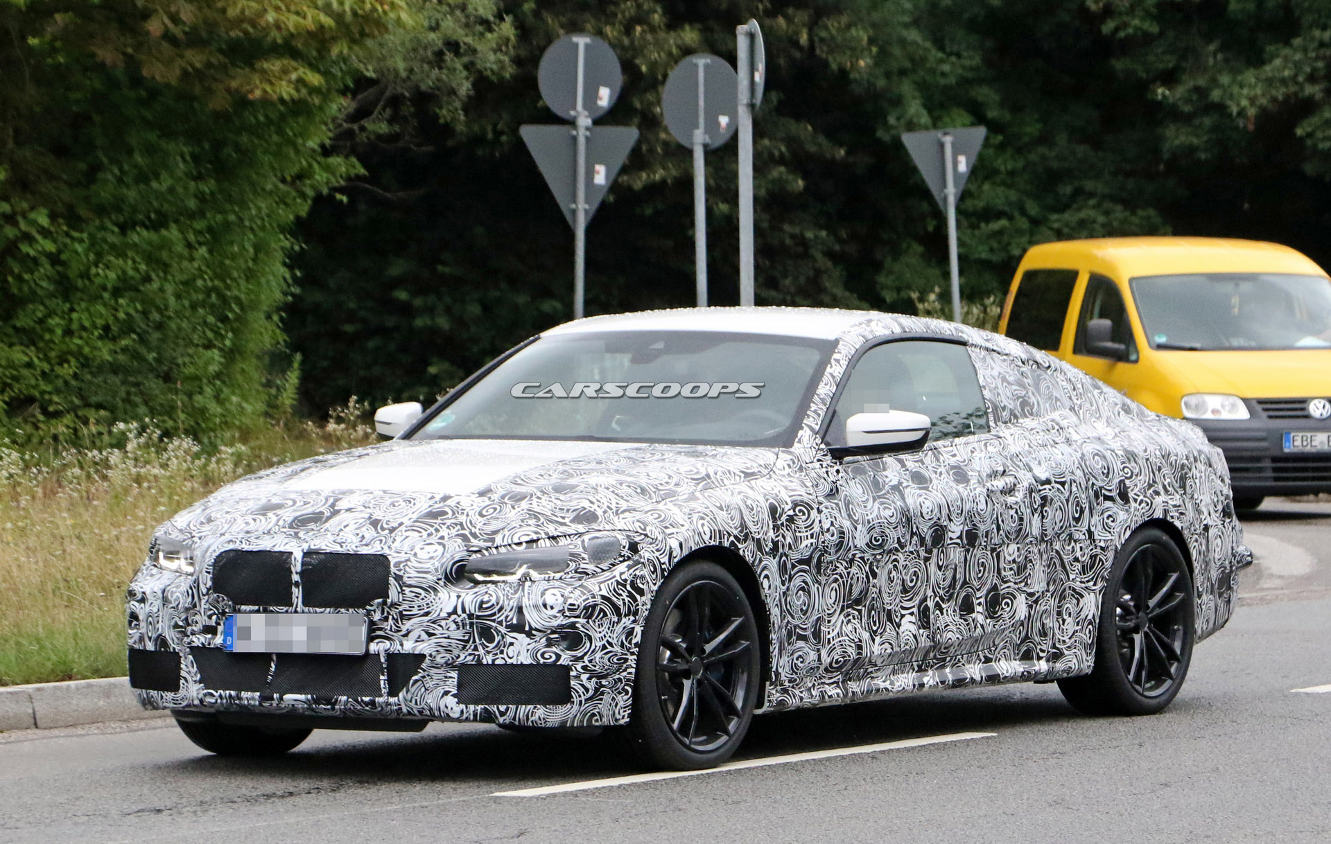 2020 BMW 4-Series Coupe Steps Off Transport Truck And Onto The Road