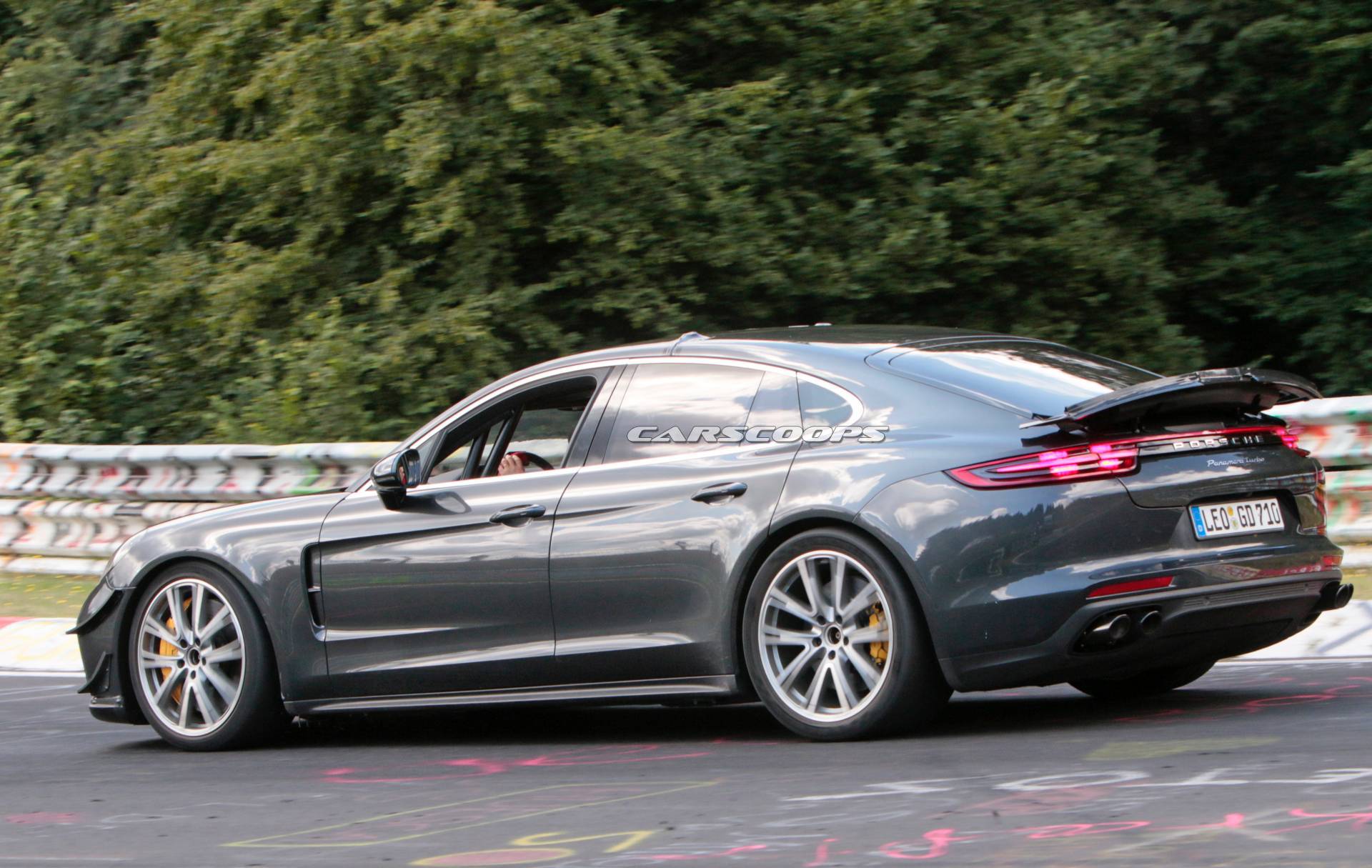 Mystery Porsche Panamera Turbo Prototype Looks Extreme, Could Pack 820 HP