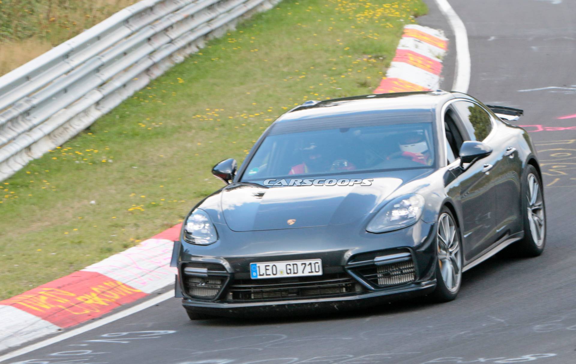 Mystery Porsche Panamera Turbo Prototype Looks Extreme, Could Pack 820 HP