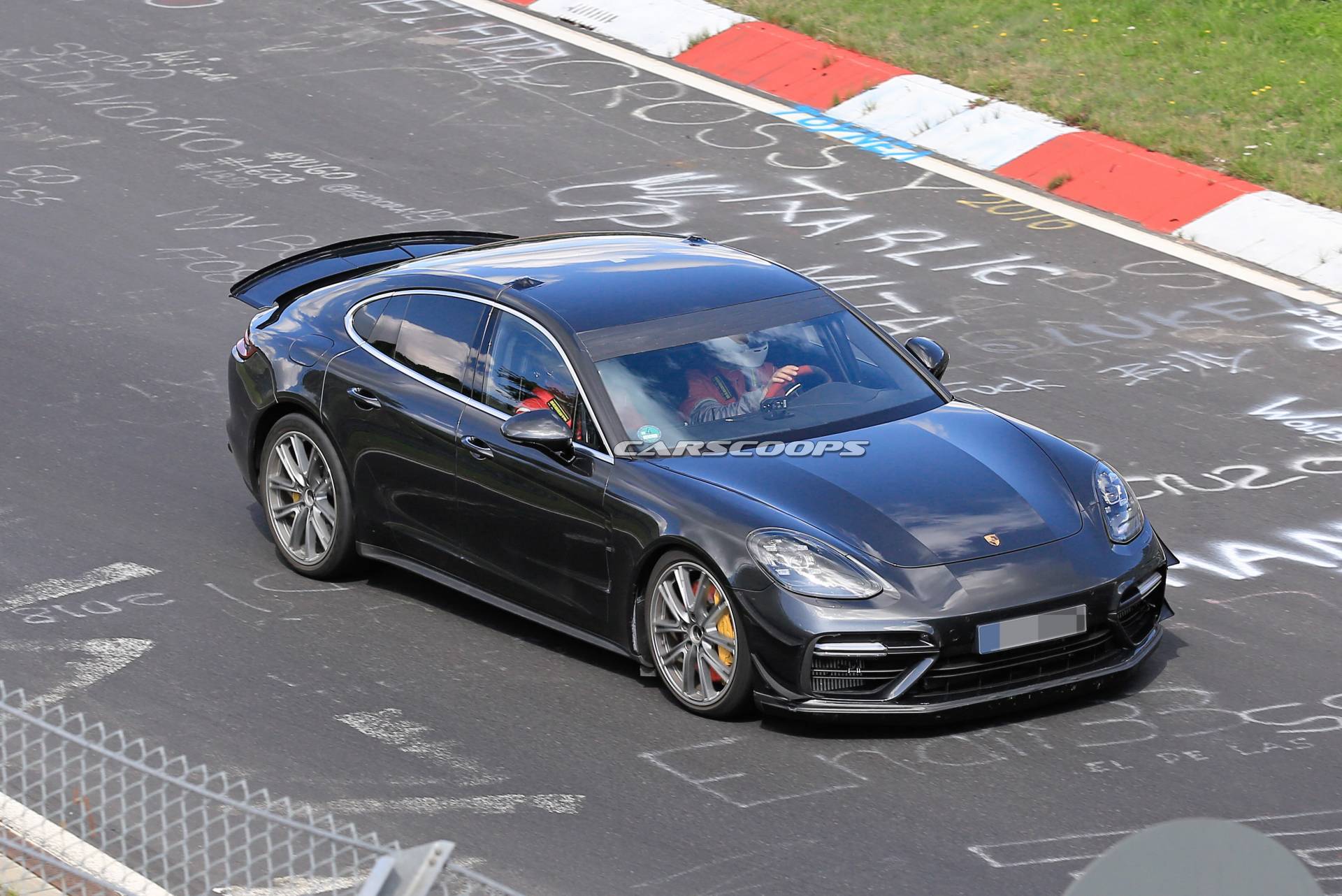Mystery Porsche Panamera Turbo Prototype Looks Extreme, Could Pack 820 HP
