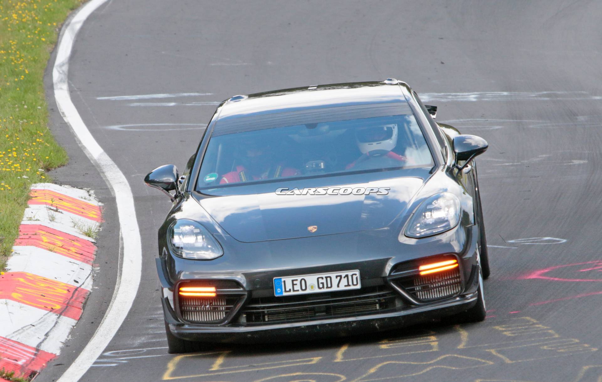 Mystery Porsche Panamera Turbo Prototype Looks Extreme, Could Pack 820 HP