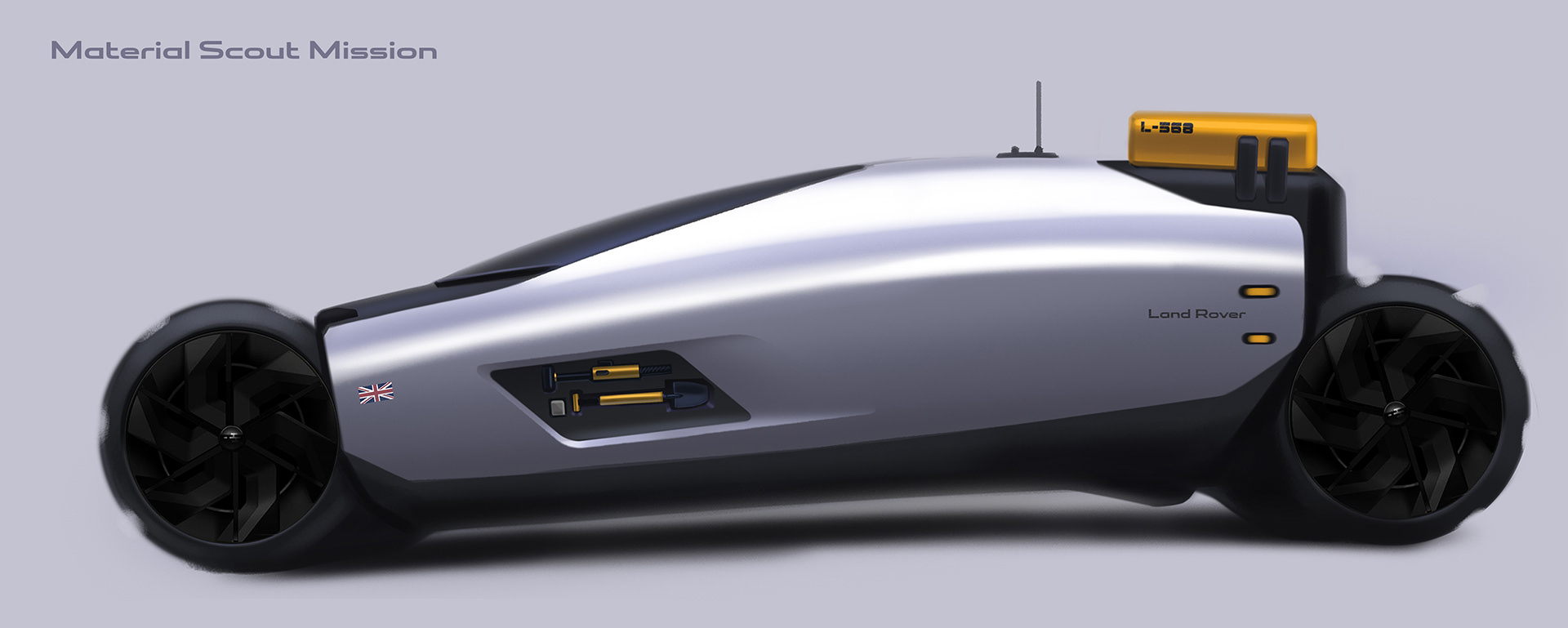 If Land Rover Built A Vehicle To Explore Mars, It Could Look Like This