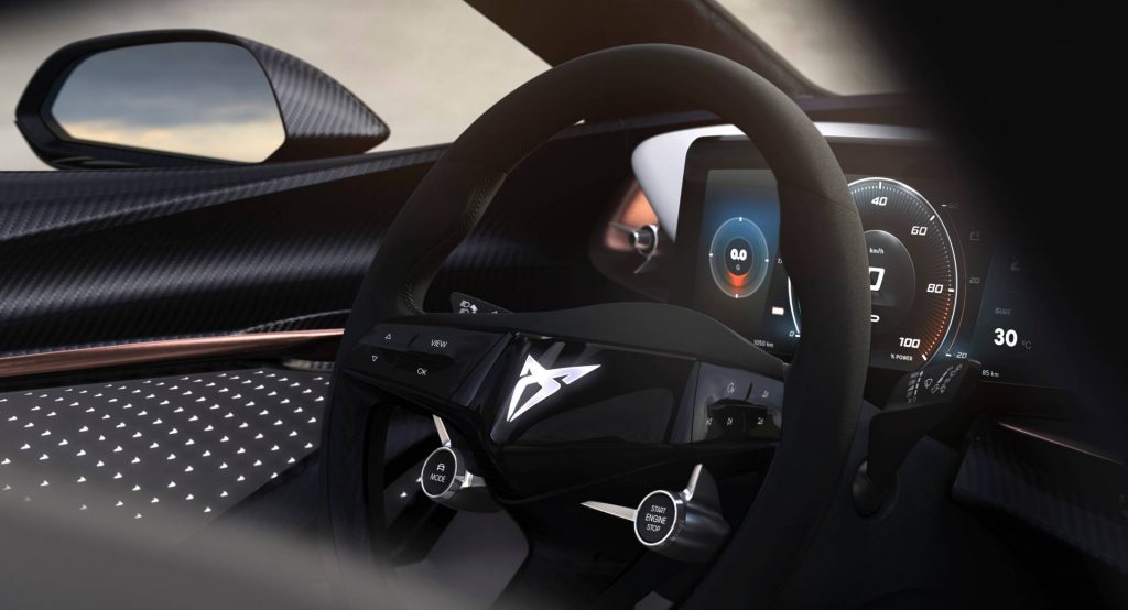  Cupra’s Electric Coupe SUV Concept Offers First Look At The Interior, Debuts September 2