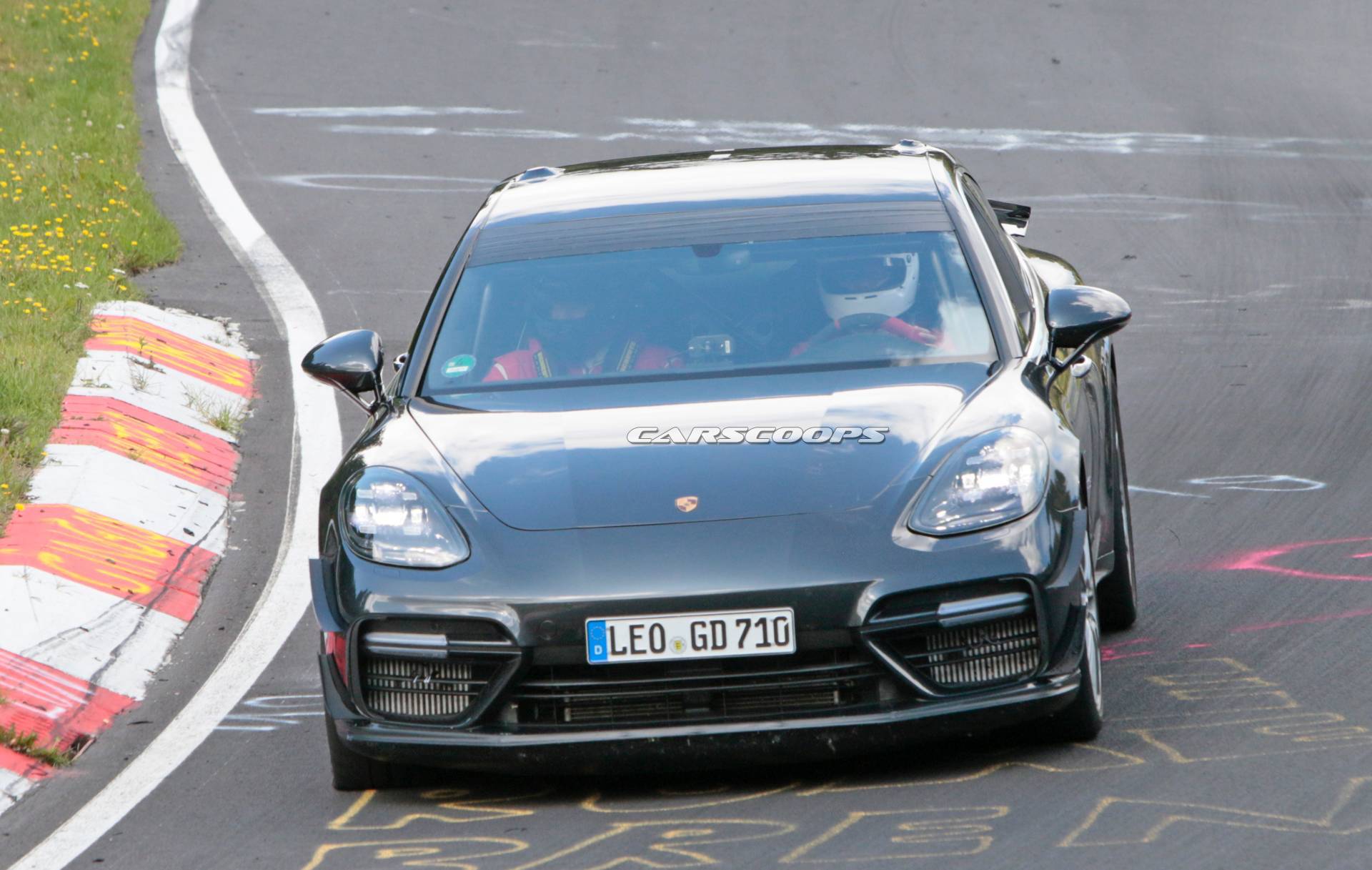 Mystery Porsche Panamera Turbo Prototype Looks Extreme, Could Pack 820 HP