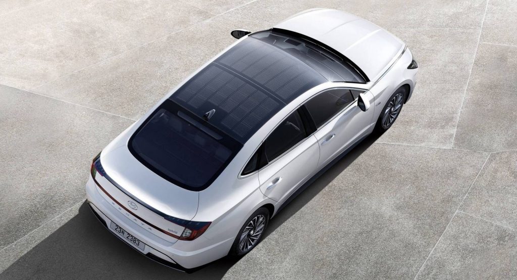2020 Sonata Hybrid’s Solar Roof Charges Battery Up To 60 Percent Each Day