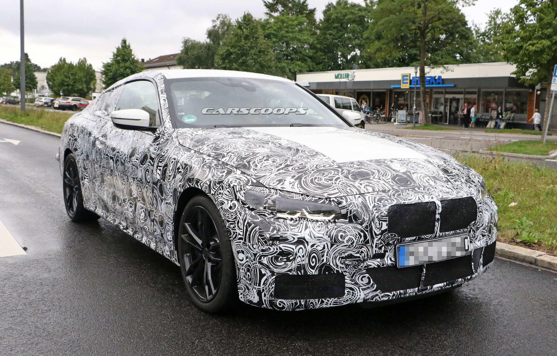 2020 BMW 4-Series Coupe Steps Off Transport Truck And Onto The Road