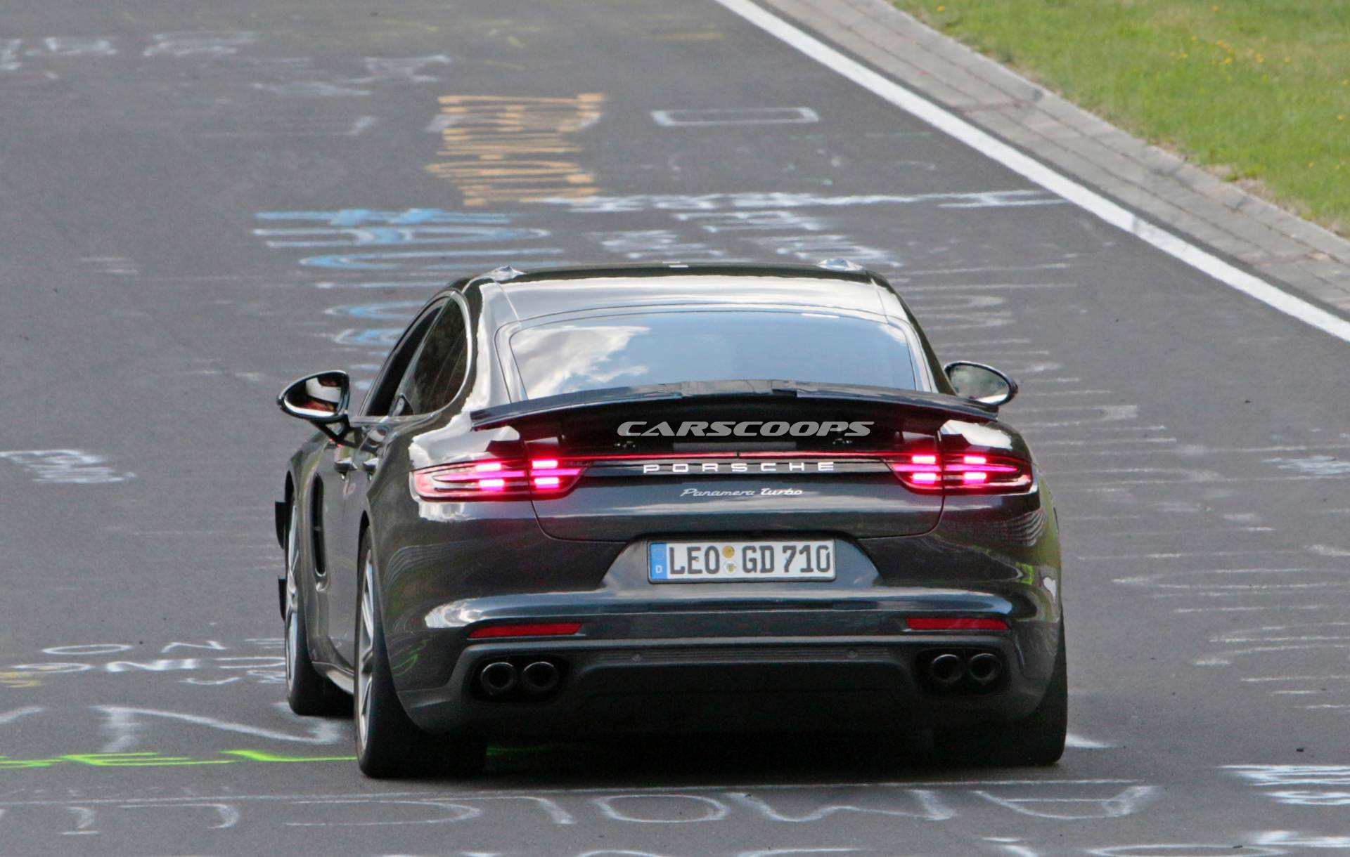 Mystery Porsche Panamera Turbo Prototype Looks Extreme, Could Pack 820 HP