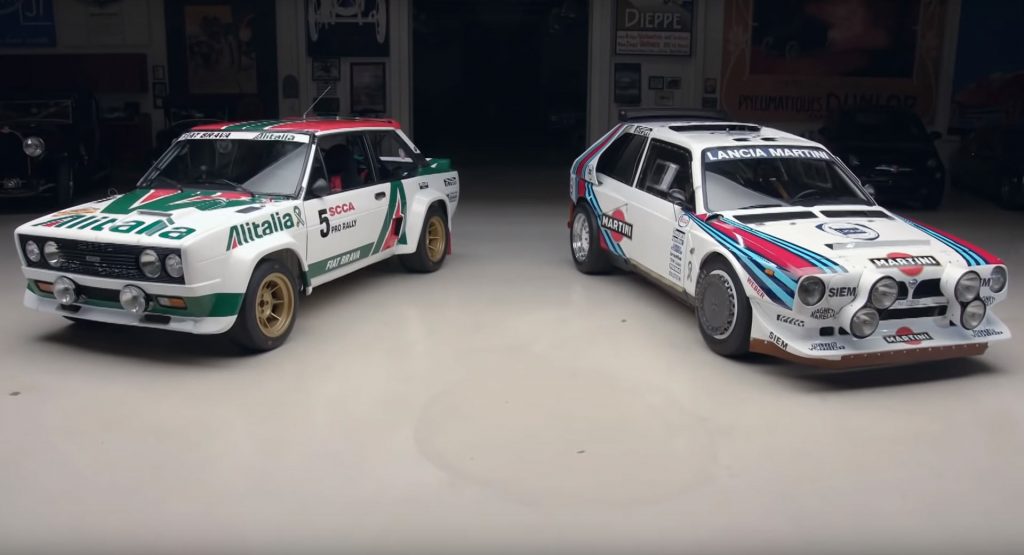  Jay Leno Experiences Stunning Lancia And Fiat Rally Cars