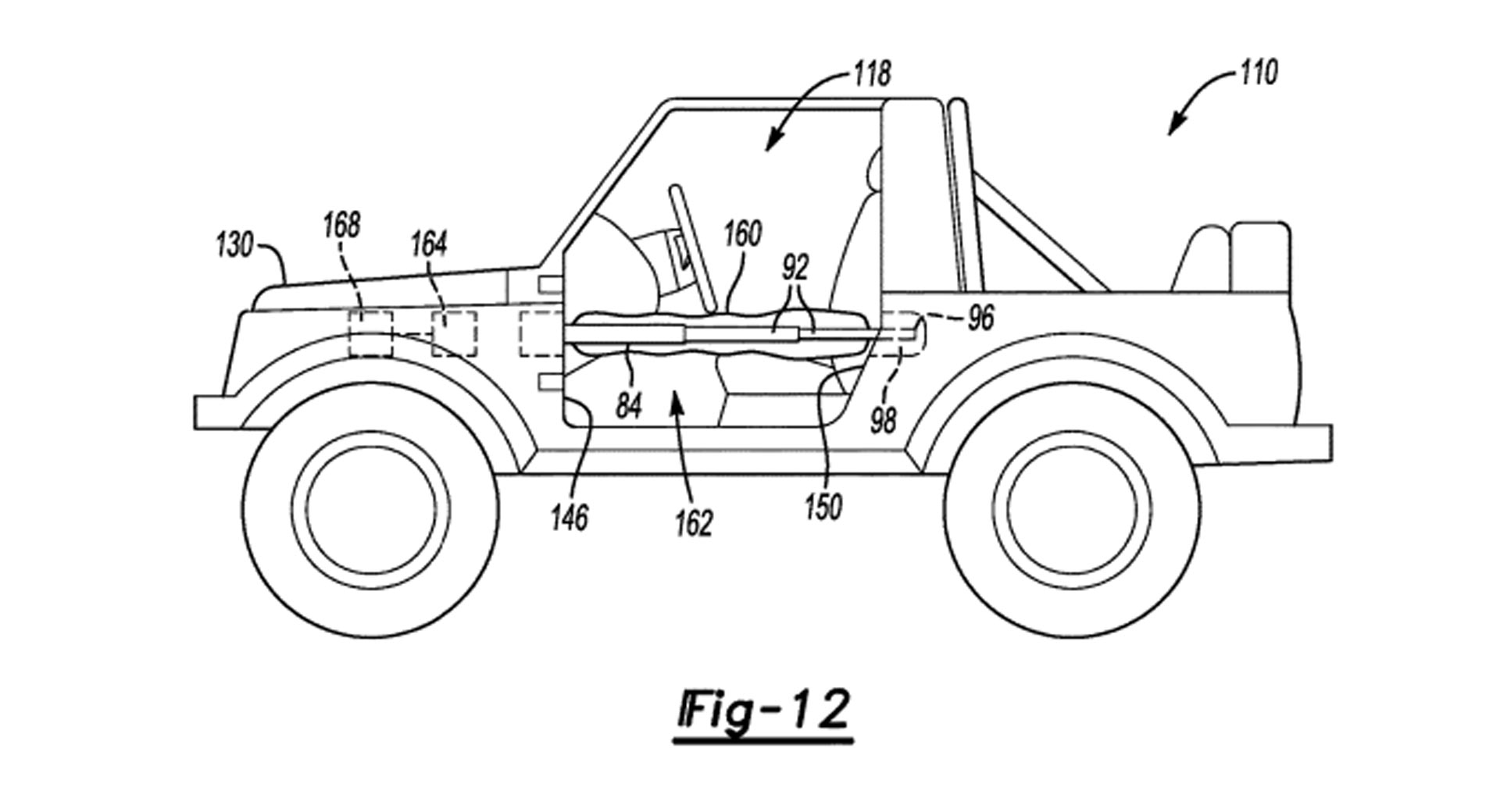 New Patents Show The Upcoming Ford Bronco With Removable Doors