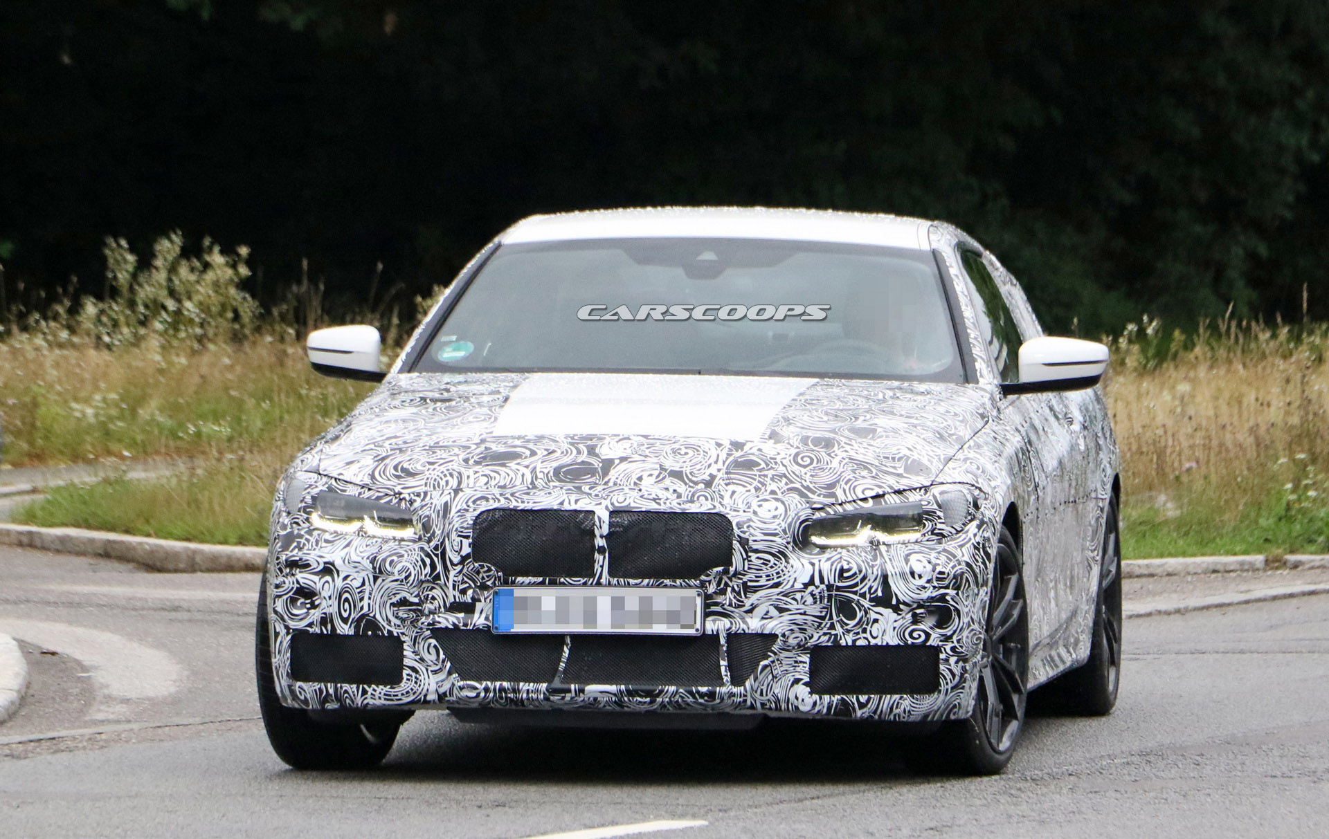 2020 BMW 4-Series Coupe Steps Off Transport Truck And Onto The Road