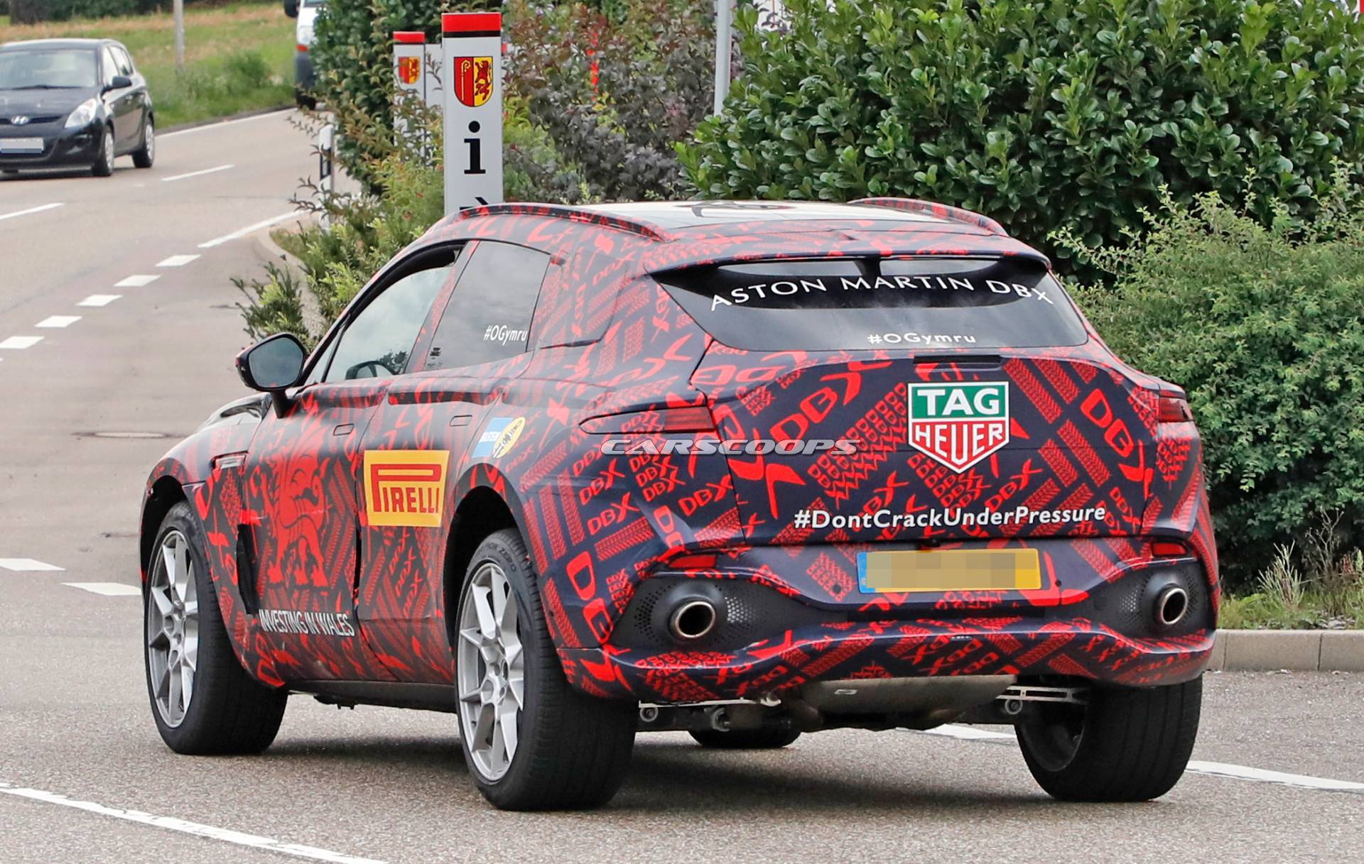 Aston Martin DBX Reveals Dramatic Rear End With Vantage-Inspired Taillights