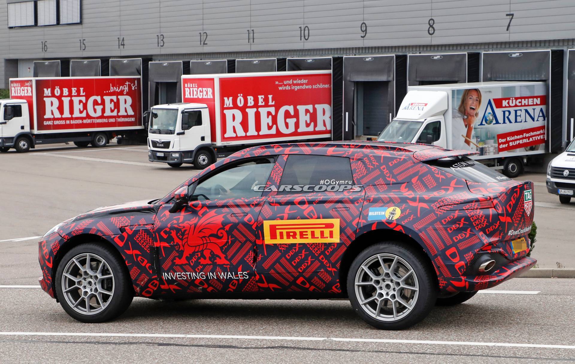 Aston Martin DBX Reveals Dramatic Rear End With Vantage-Inspired Taillights