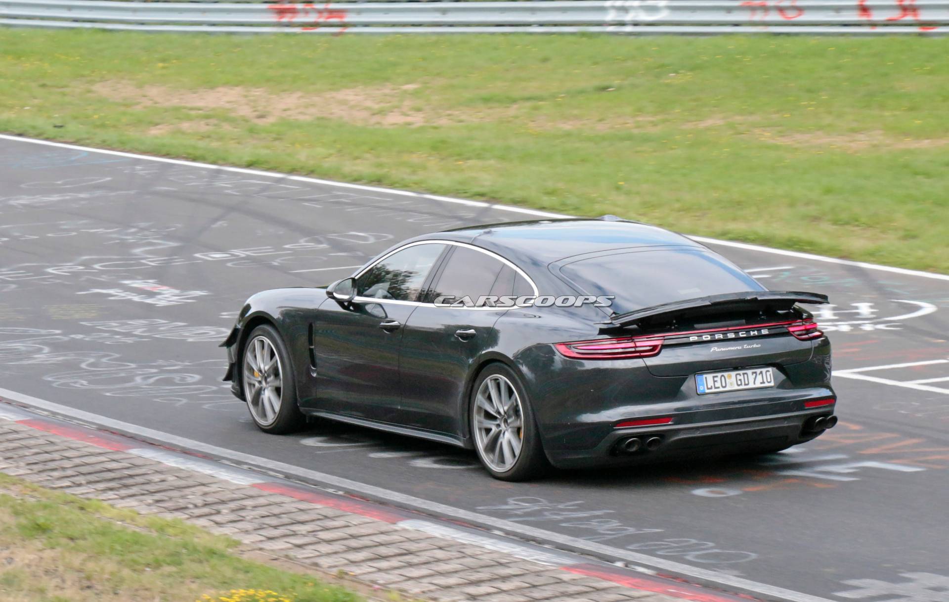 Mystery Porsche Panamera Turbo Prototype Looks Extreme, Could Pack 820 HP