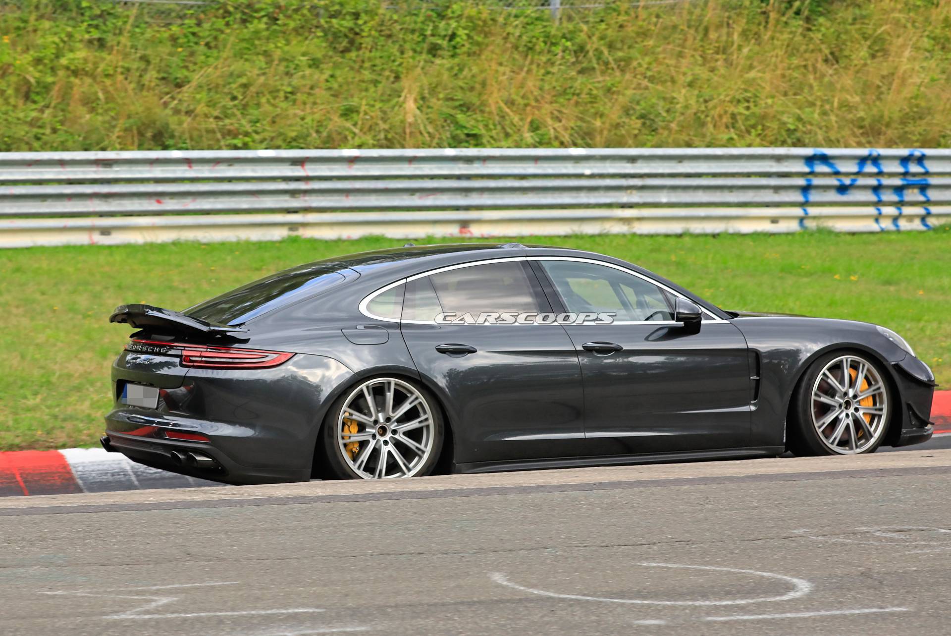 Mystery Porsche Panamera Turbo Prototype Looks Extreme, Could Pack 820 HP