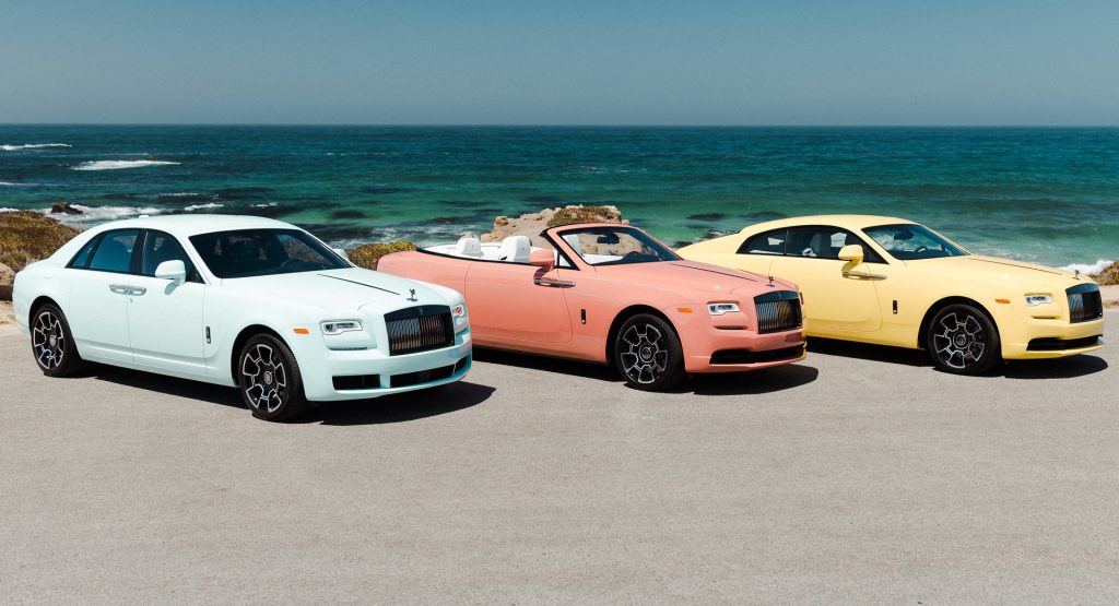  Rolls-Royce Puts A New Spin On Automotive Easter Eggs With Pastel Colored Pebble Beach Collection
