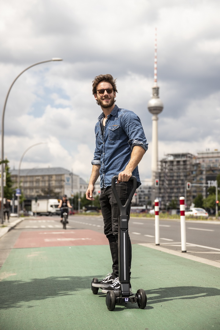 Audi’s Entering Uncharted Waters With E-Tron Scooter Concept