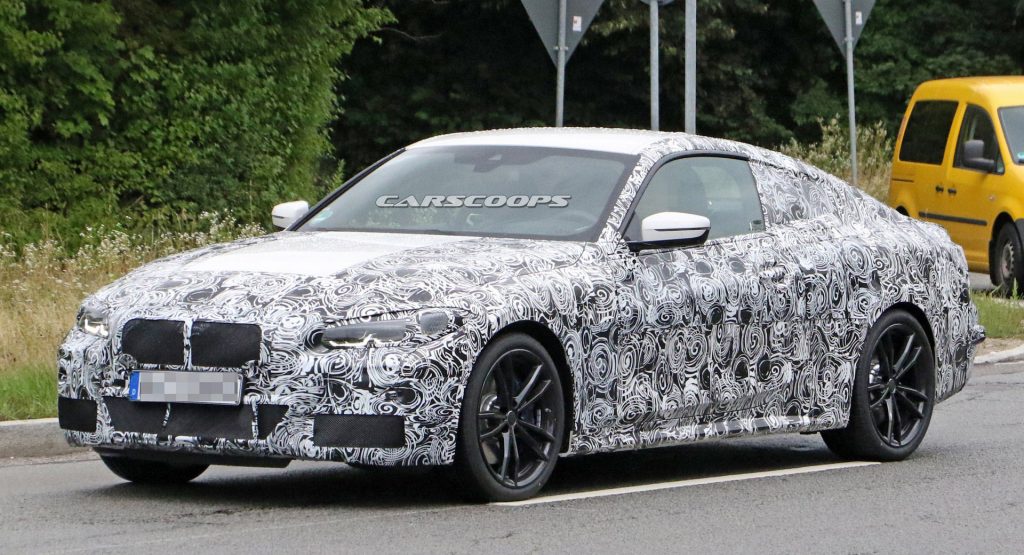  2020 BMW 4-Series Coupe Steps Off Transport Truck And Onto The Road