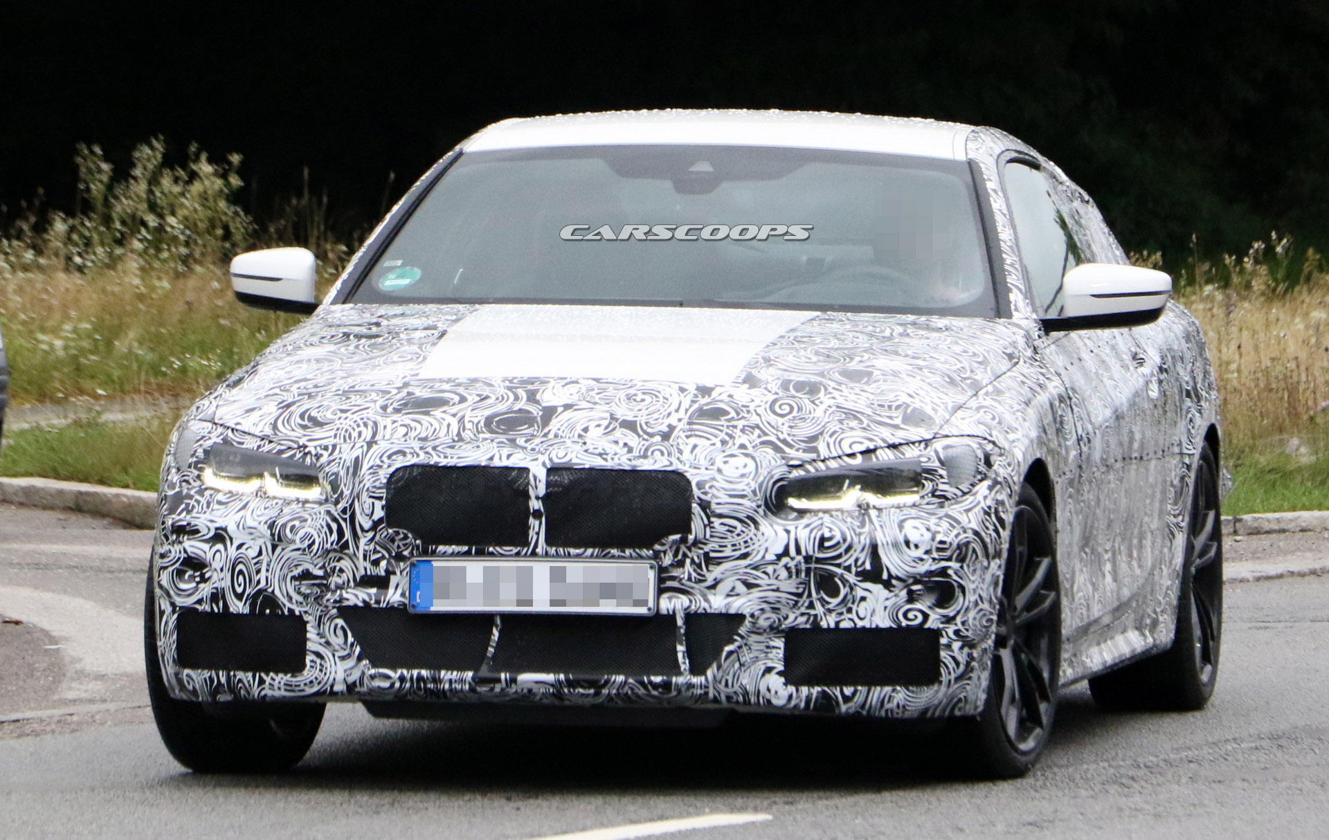 2020 BMW 4-Series Coupe Steps Off Transport Truck And Onto The Road